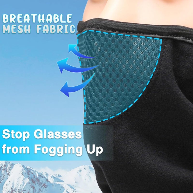 Outrip Breathable Kids Balaclava Ski Mask for Boys Girls - Windproof Fleece Winter Face Mask Cover for Cold Weather - Image 2